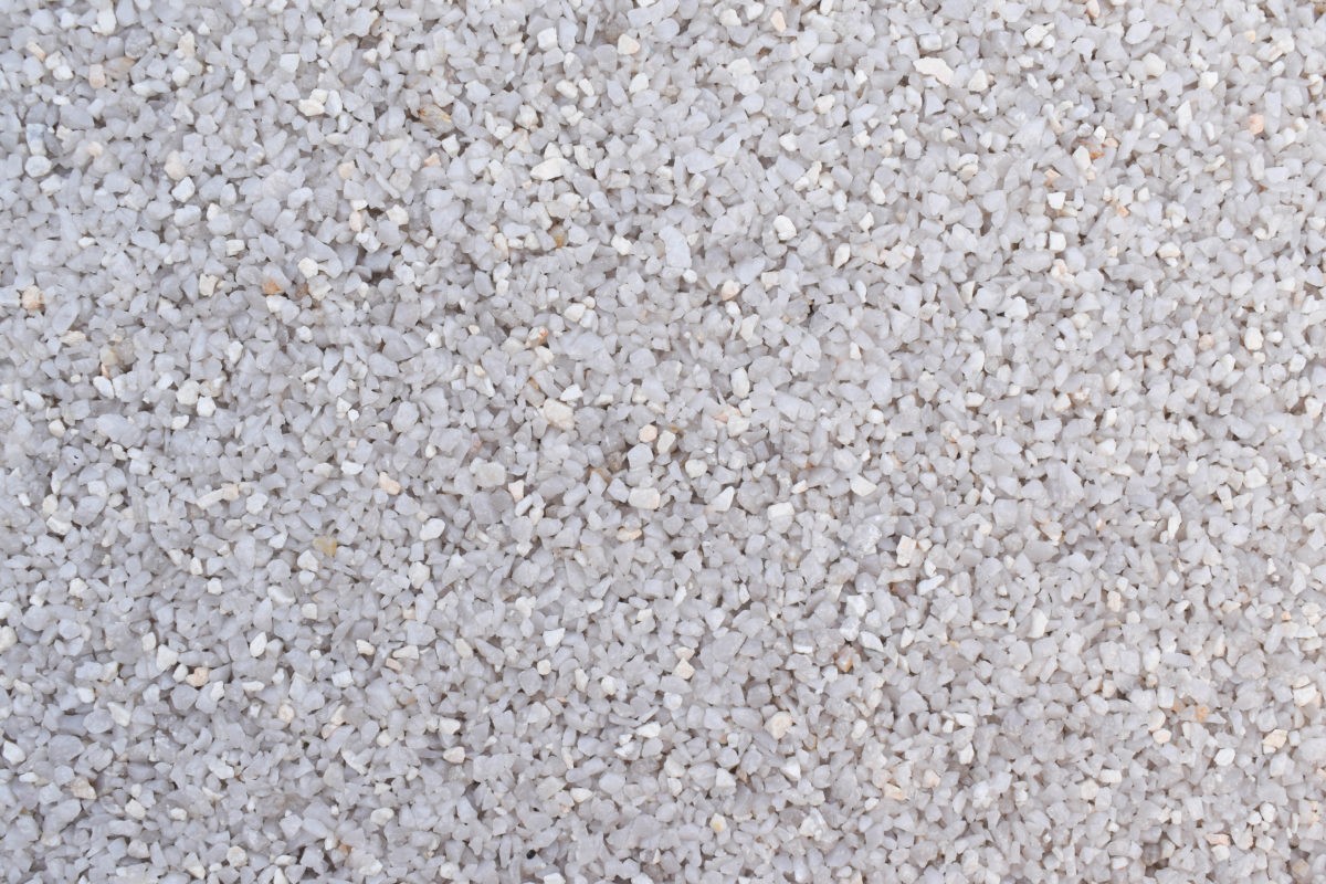 gravier lavé séché ALASKA quartz blanc