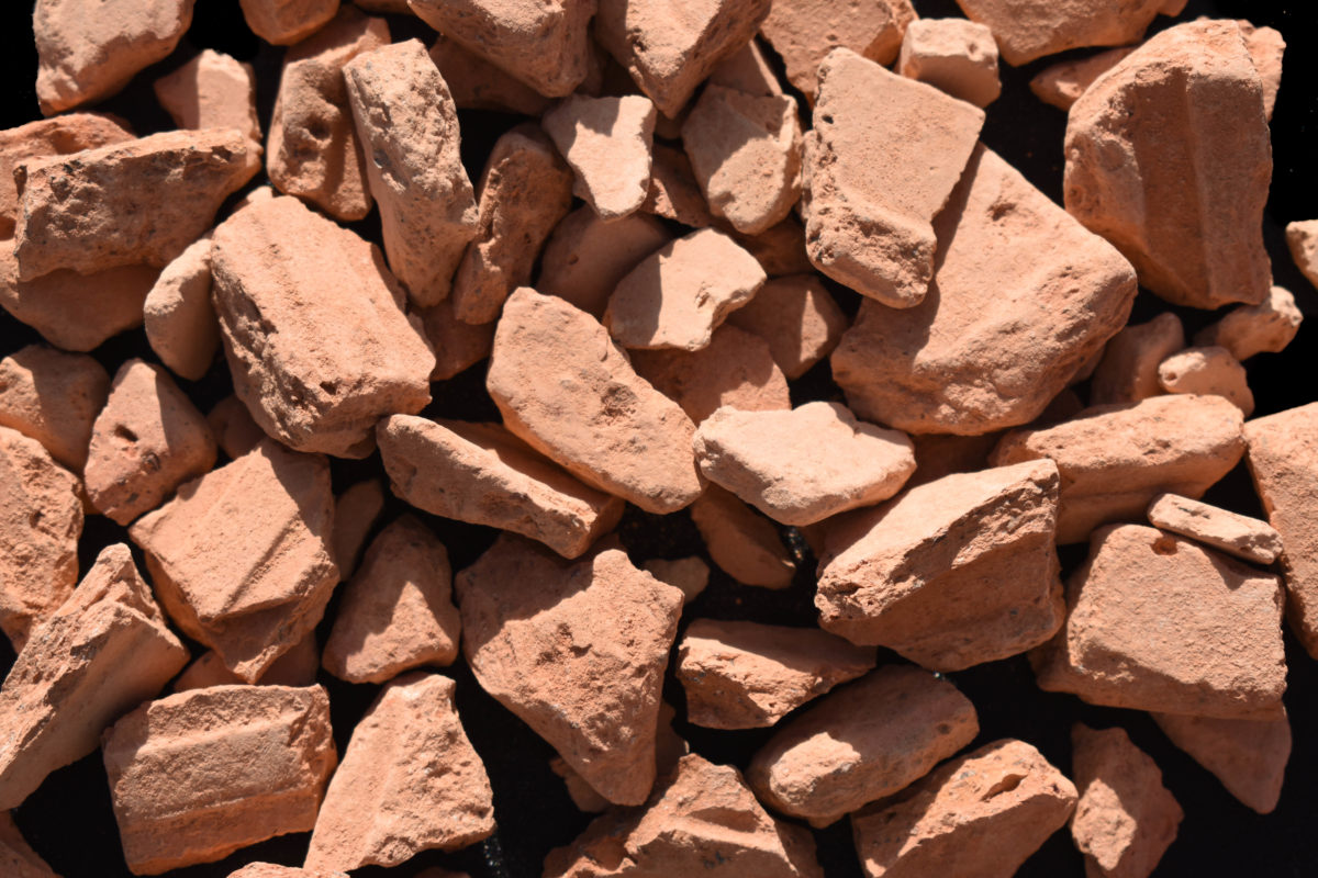 Brique pilée, produit recyclé idéal pour paillage minéral...