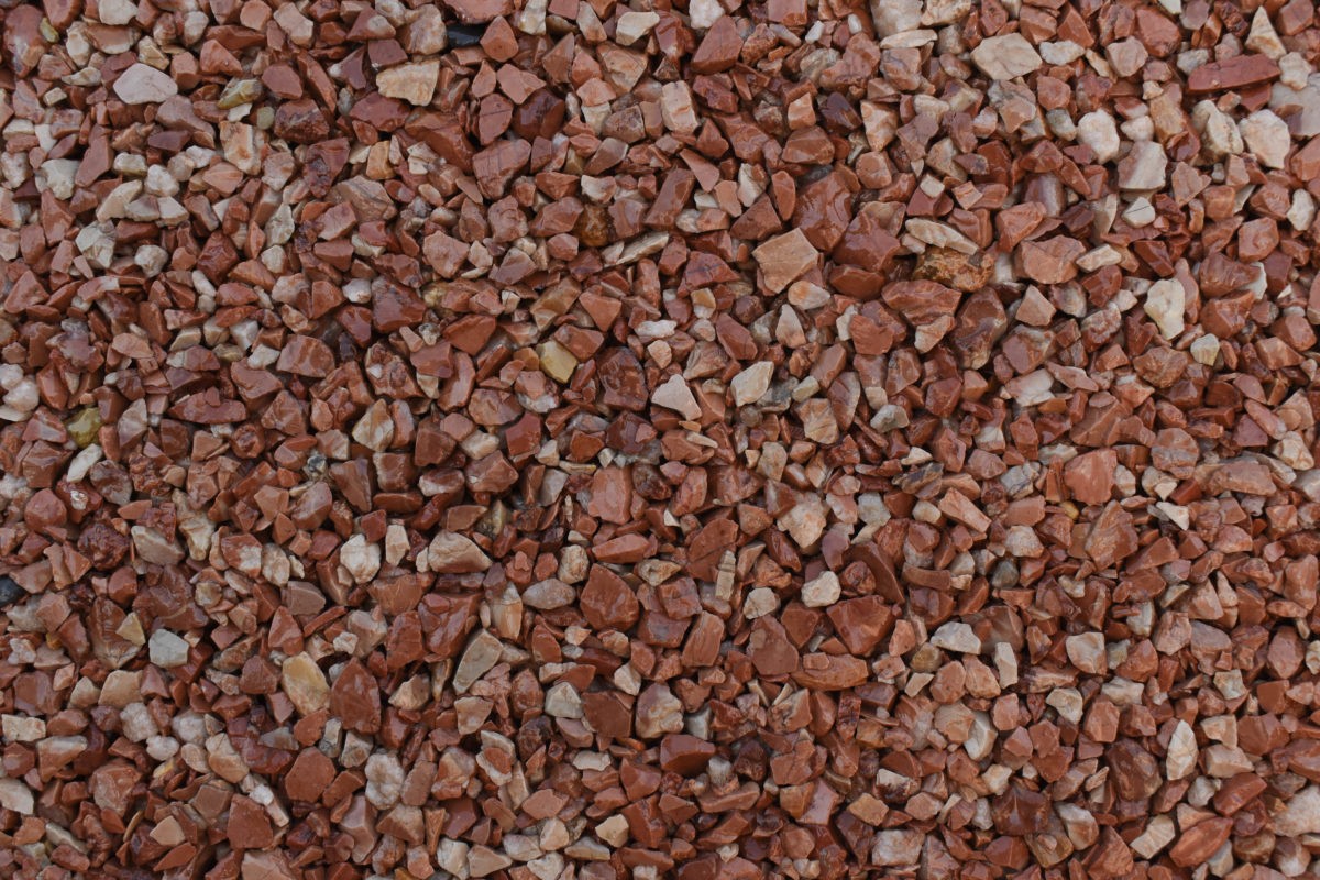 gravier lavé séché IMPERIALE marbre rouge