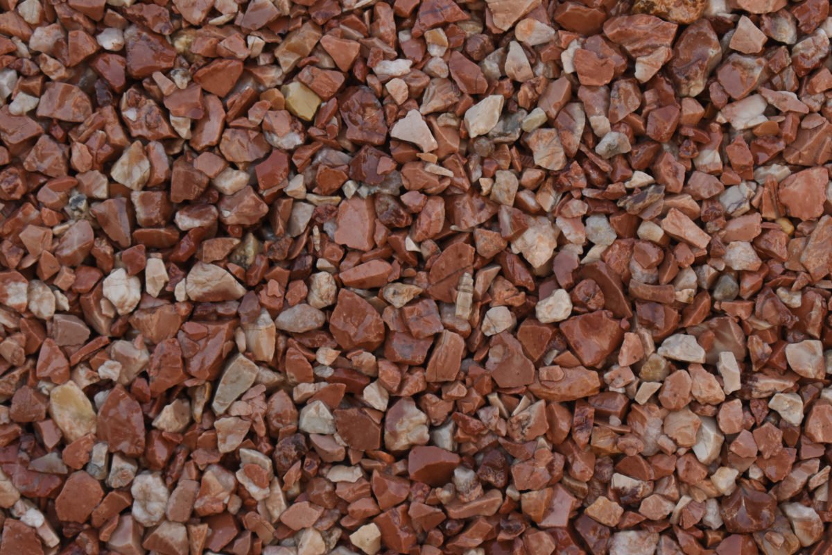 gravier lavé séché IMPERIALE marbre rouge