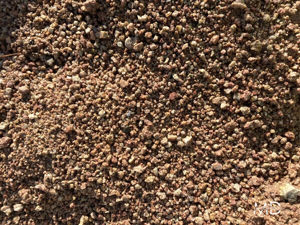 Sable pétanque rose orangé 0/8