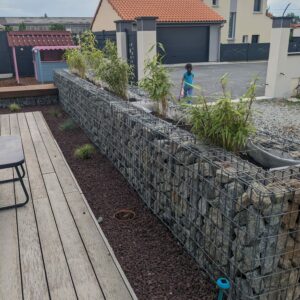 Gabions jardinières en kit à monter sur-mesure